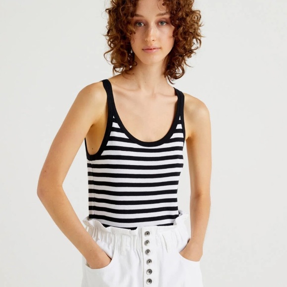 NWT Ralph Lauren Ribbed Striped Tank Top - Picture 13 of 16